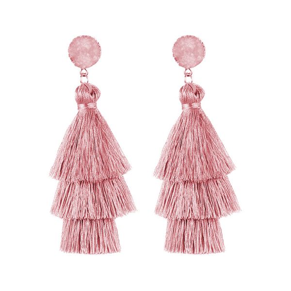 design three-layer tassel earring for women wedding party big drop dangle earrings hanging charm statement earrings wholesale, Silver
design three-layer tassel earring for women wedding party big drop dangle earrings hanging charm statement earrings wholesale, Silver