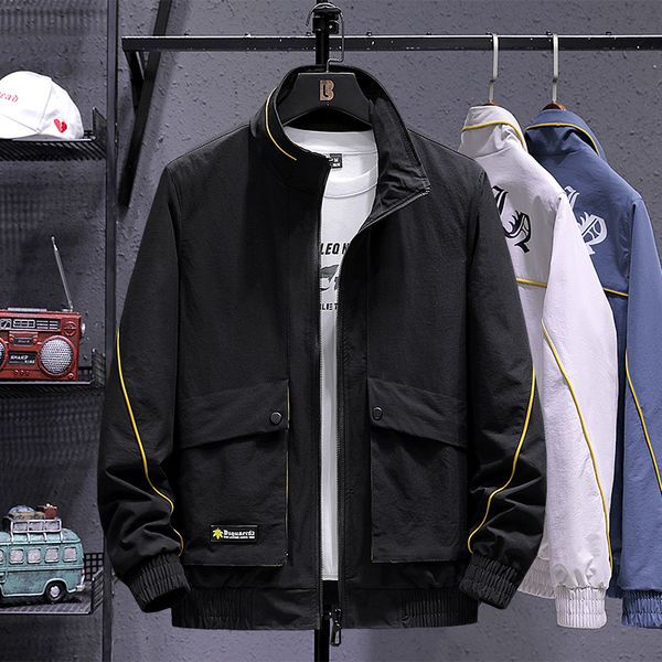 men's jackets spring autumn bomber hooded jacket men casual slim patchwork windbreaker male outwear zipper thin coat brand clothing, Black;brown
men's jackets spring autumn bomber hooded jacket men casual slim patchwork windbreaker male outwear zipper thin coat brand clothing, Black;brown