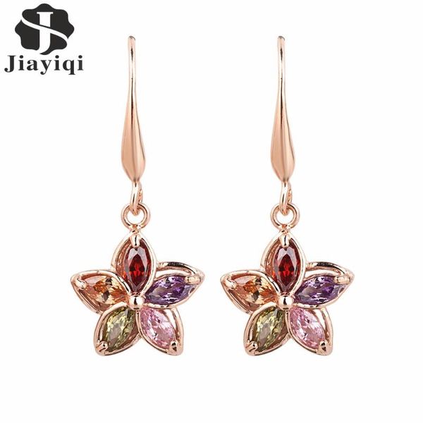 dangle & chandelier earrings cubic zircon colorful crystal flower rose gold color drop earring jewelry women girls wedding party gift, Silver
dangle & chandelier earrings cubic zircon colorful crystal flower rose gold color drop earring jewelry women girls wedding party gift, Silver