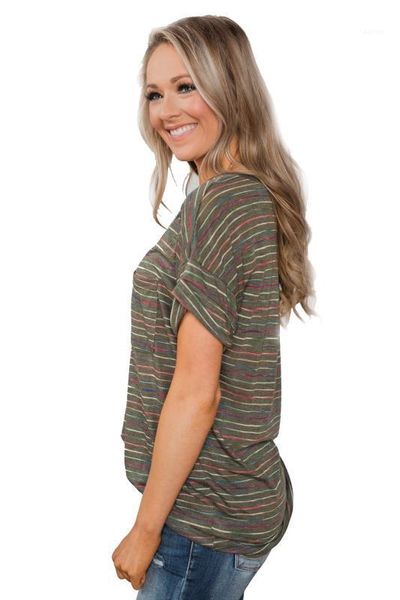 designer shirt for female womens summer t-shirt girl clothing deep v-neck striped printed short sleeve summer, White
designer shirt for female womens summer t-shirt girl clothing deep v-neck striped printed short sleeve summer, White