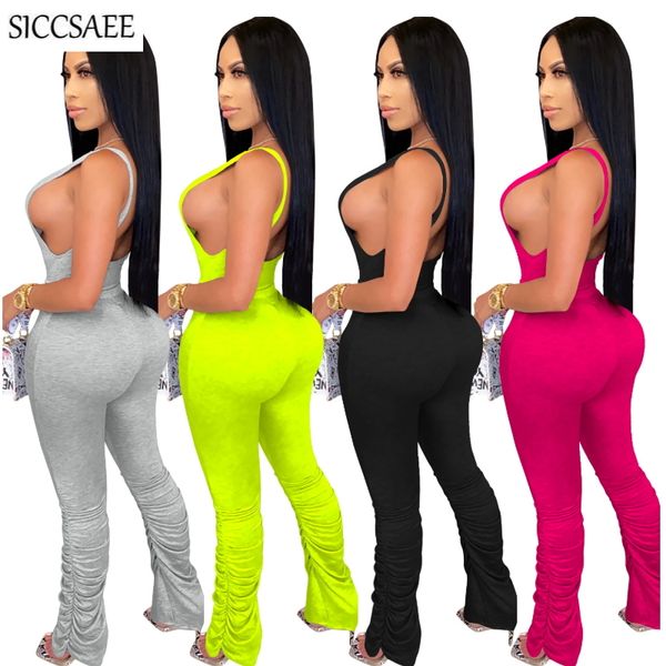 backless tank sleeveless bodycon bodysuit wrinkle long pants two piece set solid color summer 2020 sweat suit casual activewear, Gray
backless tank sleeveless bodycon bodysuit wrinkle long pants two piece set solid color summer 2020 sweat suit casual activewear, Gray