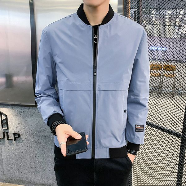 men's coat spring and autumn trend handsome jacket men's spring and autumn leisure 2020 new bomber jacket, Black;brown
men's coat spring and autumn trend handsome jacket men's spring and autumn leisure 2020 new bomber jacket, Black;brown