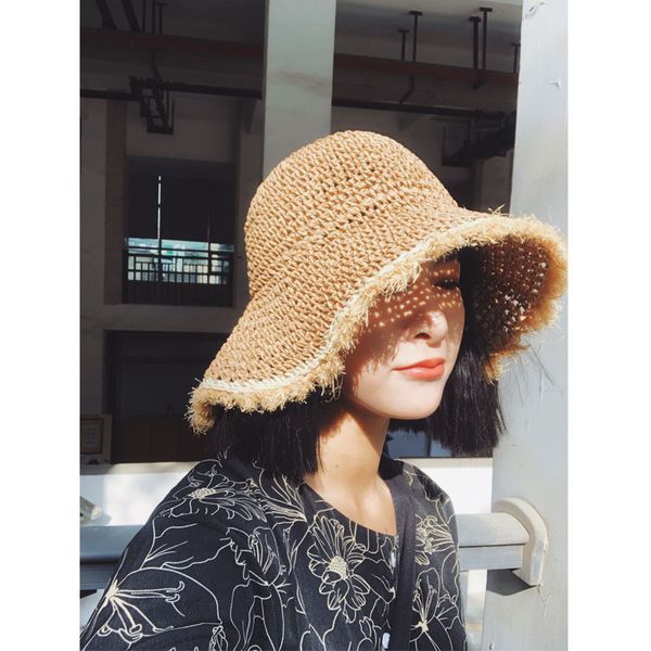 beanie/skull caps burr drape korean style big brim straw hat summer travel seaside beach children's all-match foldable sunbonnet, Blue;gray
beanie/skull caps burr drape korean style big brim straw hat summer travel seaside beach children's all-match foldable sunbonnet, Blue;gray
