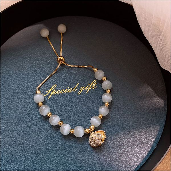 natural opal beads shell bracelets zircon fashion women bracelet vintage stainless steel bracelets for women, Golden;silver
natural opal beads shell bracelets zircon fashion women bracelet vintage stainless steel bracelets for women, Golden;silver