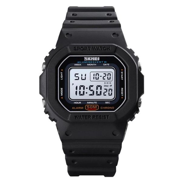 skmei digital watch for men luxury 50m waterproof sport electronic watch men's watches led display wristwatch alarm clock mens, Slivery;brown
skmei digital watch for men luxury 50m waterproof sport electronic watch men's watches led display wristwatch alarm clock mens, Slivery;brown