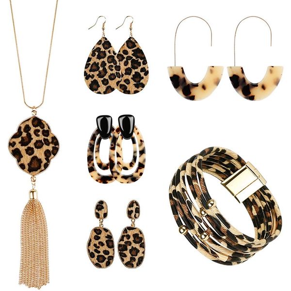 6pcs leopard jewelry set leopard print earrings bracelet tassel necklace for women, print bracelet for women girls fashi, Silver
6pcs leopard jewelry set leopard print earrings bracelet tassel necklace for women, print bracelet for women girls fashi, Silver