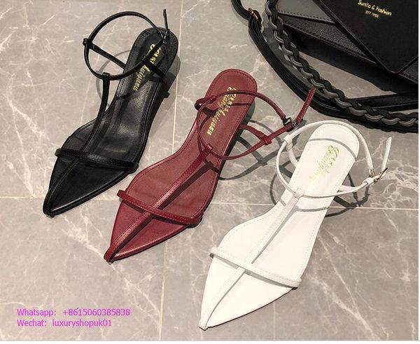 women open toe ankle strap fashion thin low heels pointed toe ladies sandals solid color summer ladies thin low heels sandals, Black
women open toe ankle strap fashion thin low heels pointed toe ladies sandals solid color summer ladies thin low heels sandals, Black