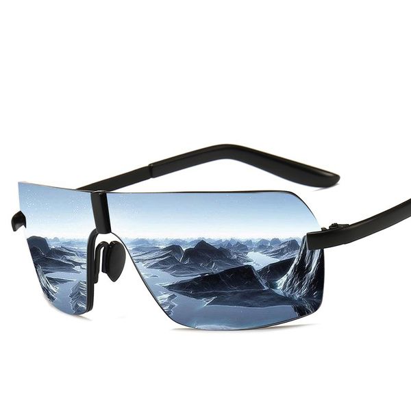 polarized men sunglasses rimless metal frames sun glasses for male vintage retro driving square man glasses brand designer uv400, White;black
polarized men sunglasses rimless metal frames sun glasses for male vintage retro driving square man glasses brand designer uv400, White;black