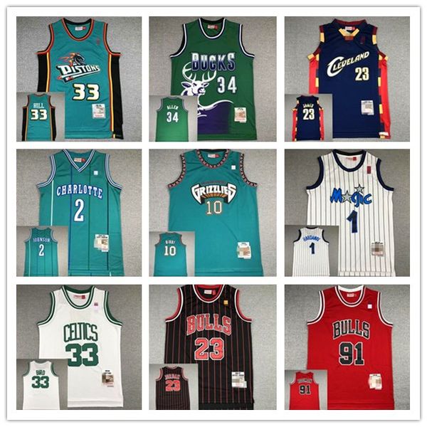men's michael james 23 mcgrady hardaway 1 hill bird 33 iverson 3 johnson 2 all-star mitchell & ness classics player throwback jersey, Black;red
men's michael james 23 mcgrady hardaway 1 hill bird 33 iverson 3 johnson 2 all-star mitchell & ness classics player throwback jersey, Black;red