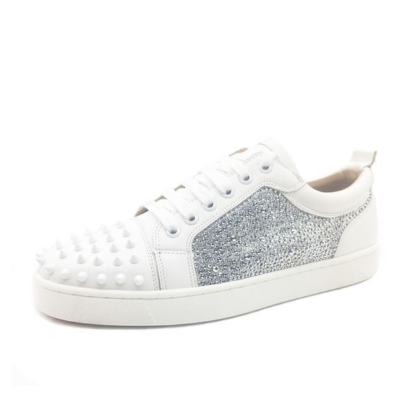 men women shoes loafers sneakers casual shoes rivet crystal flats white female lace up leisue mujer, Black
men women shoes loafers sneakers casual shoes rivet crystal flats white female lace up leisue mujer, Black