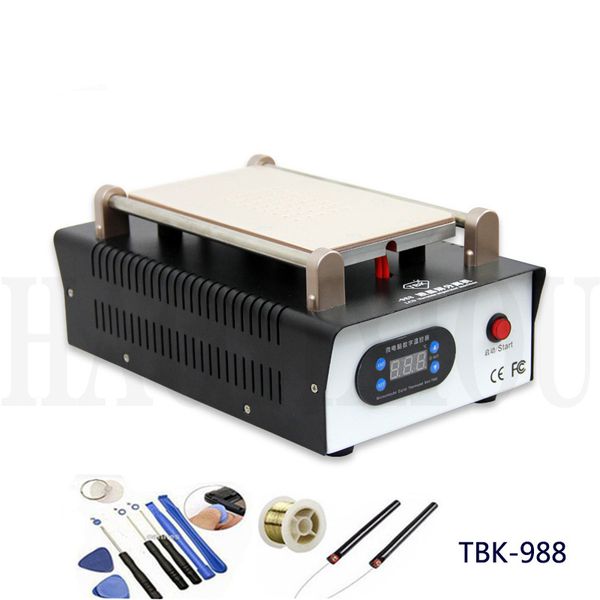 black 7 inch lcd separating tbk-988 new with built-in vacuum pump touch screen separator machine for phone repairing
black 7 inch lcd separating tbk-988 new with built-in vacuum pump touch screen separator machine for phone repairing