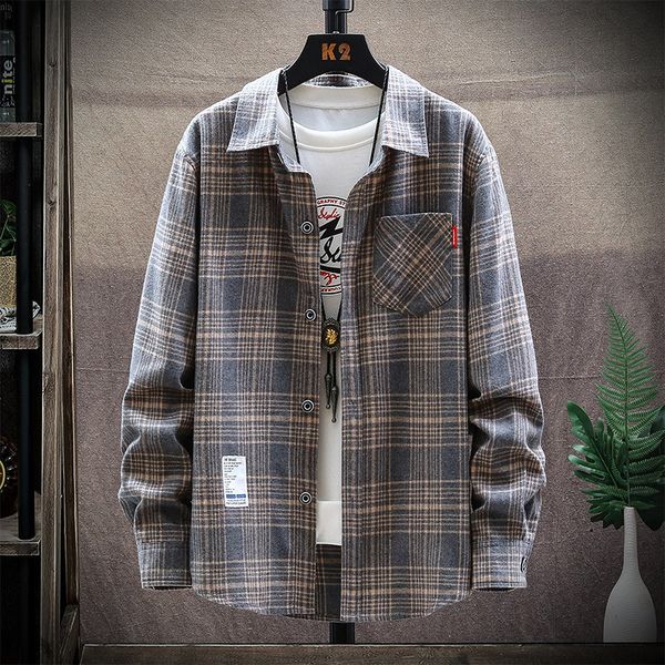 plaid shirt men's long sleeve spring and autumn korean style trendy shirt casual loose handsome personality men's coat, Black;white
plaid shirt men's long sleeve spring and autumn korean style trendy shirt casual loose handsome personality men's coat, Black;white