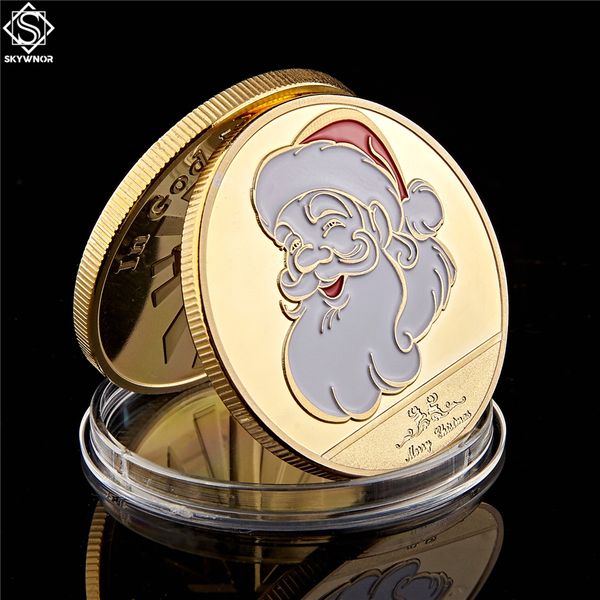 merry christmas santa claus craft 1oz gold plated commemorative challenge coin souvenir
merry christmas santa claus craft 1oz gold plated commemorative challenge coin souvenir