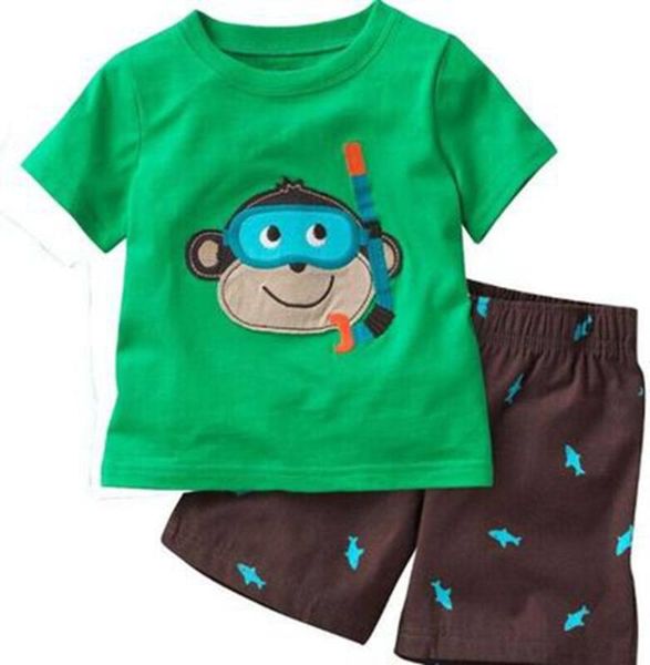 2020 summer baby boy pajamas clothes sets 100% cotton cartoon kids home wear 2 -7 year children tee shirts shorts, White
2020 summer baby boy pajamas clothes sets 100% cotton cartoon kids home wear 2 -7 year children tee shirts shorts, White