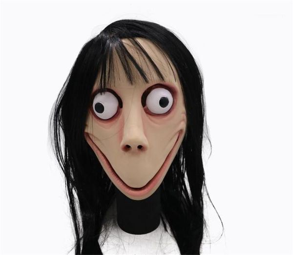 mask theme game party scary ghost wig mask adults women halloween costume accessories halloween momo costume, Silver
mask theme game party scary ghost wig mask adults women halloween costume accessories halloween momo costume, Silver