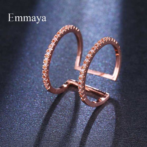emmaya fashion creative design double round connecting appearance zircon adjustable brilliant rose gold ring for women present, Golden;silver
emmaya fashion creative design double round connecting appearance zircon adjustable brilliant rose gold ring for women present, Golden;silver
