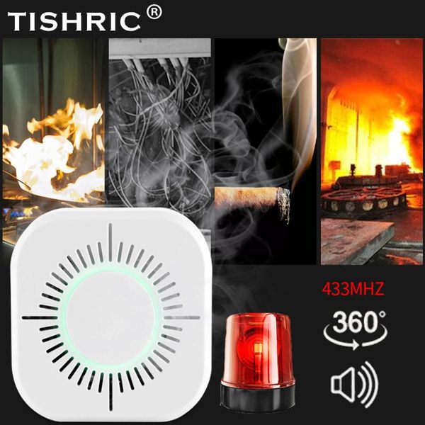 tishric smoke detector wireless 433mhz fire alarm sensor device support sonoff bridge smart home automation security protection, Black;white
tishric smoke detector wireless 433mhz fire alarm sensor device support sonoff bridge smart home automation security protection, Black;white