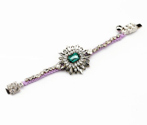 charm bracelets vintage crystal flower hand-woven multicolor bracelet bangle women fashion jewelry, Golden;silver
charm bracelets vintage crystal flower hand-woven multicolor bracelet bangle women fashion jewelry, Golden;silver