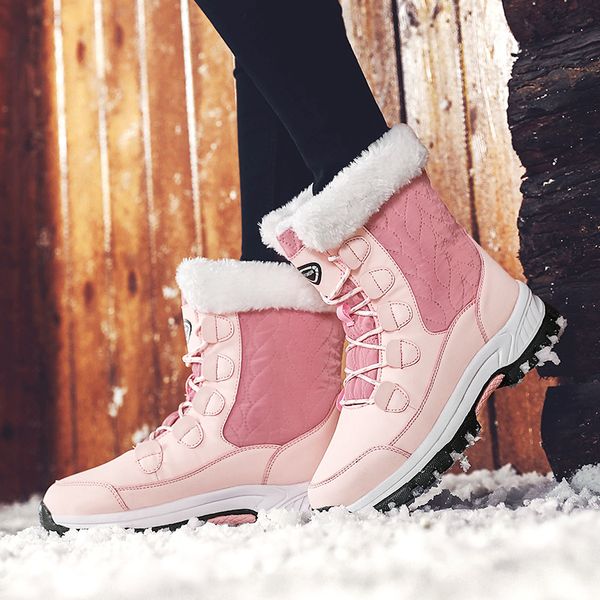 fashion women boots waterproof winter shoes women snow boots platform keep warm ankle winter with thick fur botas mujer a5, Black
fashion women boots waterproof winter shoes women snow boots platform keep warm ankle winter with thick fur botas mujer a5, Black