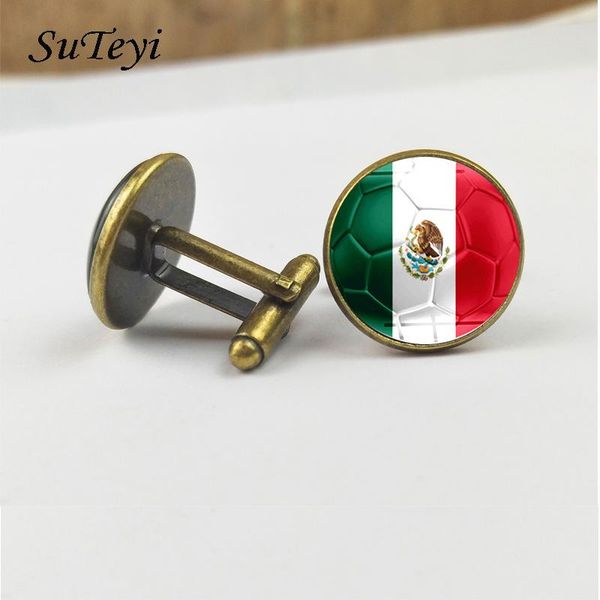 suit retro cabochon flag black men plated suteyi glass mexico bronze dome silver cufflinks cufflink shirt football charms fgqoi whole2019, Gray
suit retro cabochon flag black men plated suteyi glass mexico bronze dome silver cufflinks cufflink shirt football charms fgqoi whole2019, Gray
