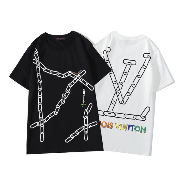 2020 mens fashion brand t-shirt female luxury cartoon pattern casual ladies appliques animal pattern o-neck cotton tees, White;black 
2020 mens fashion brand t-shirt female luxury cartoon pattern casual ladies appliques animal pattern o-neck cotton tees, White;black