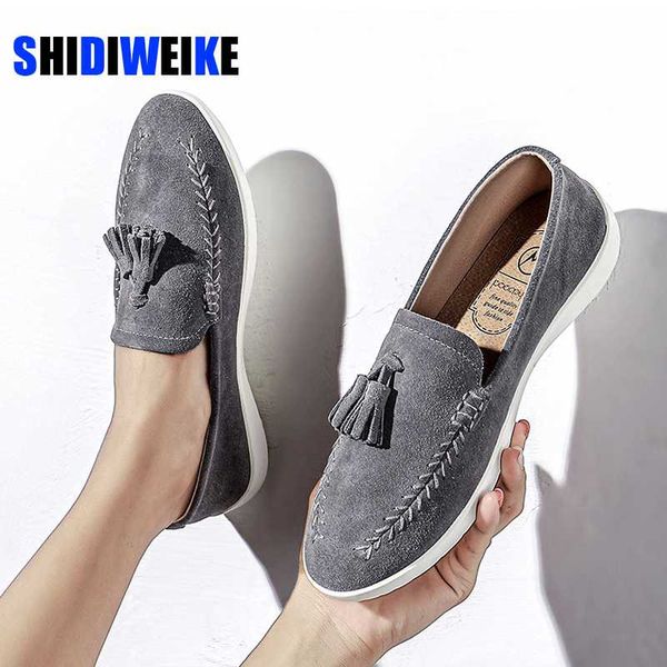 2020 loafers women cow-suede slip-on flats shoes genuine leather tassel ballets flats shoes women moccasins size 35-40 ab967, Black 
2020 loafers women cow-suede slip-on flats shoes genuine leather tassel ballets flats shoes women moccasins size 35-40 ab967, Black