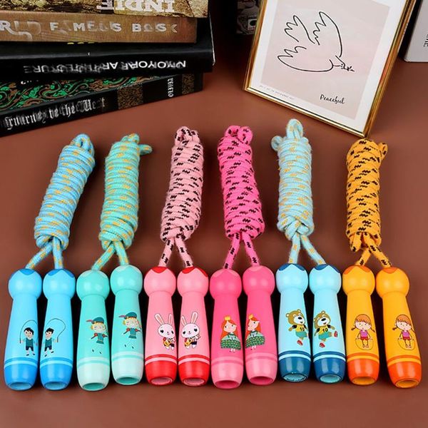 kids jump ropes wood handle sport bodybuilding fitness lovely cartoon skipping ropes 6 colors #d
kids jump ropes wood handle sport bodybuilding fitness lovely cartoon skipping ropes 6 colors #d