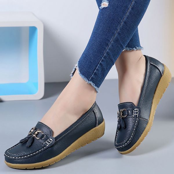 high quelity ladies loafers genuine leather shoes women spring/autumn 2020 classic metal tassel womens loafers female flats, Black
high quelity ladies loafers genuine leather shoes women spring/autumn 2020 classic metal tassel womens loafers female flats, Black