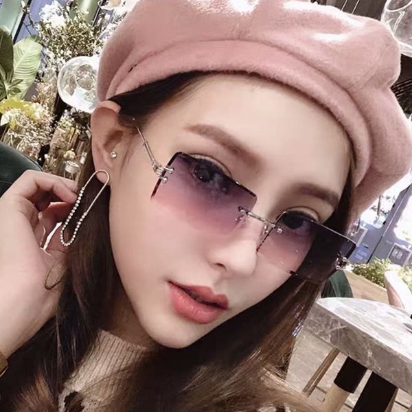 qpeclou wholesale in bulk fashion metal frameless square sunglasses women vintage rimless sun glasses female colorful shades, White;black
qpeclou wholesale in bulk fashion metal frameless square sunglasses women vintage rimless sun glasses female colorful shades, White;black