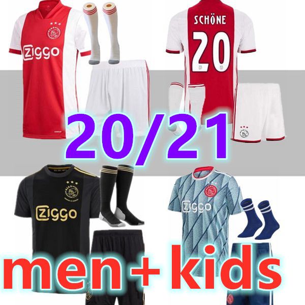 men+kid20 21 ajax amsterdam fc soccer jersey 2020 2021 promes álvarez tadic neres van beek football shirts uniforms maillot away third, Black;yellow
men+kid20 21 ajax amsterdam fc soccer jersey 2020 2021 promes álvarez tadic neres van beek football shirts uniforms maillot away third, Black;yellow