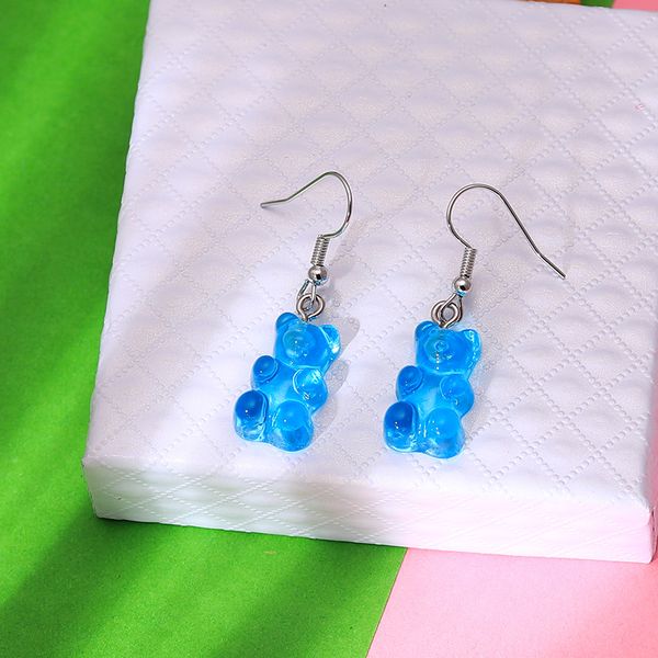 fashion earrings creative cute mini gummy bear earrings minimalism cartoon design female ear danglers jewelry high quality, Silver
fashion earrings creative cute mini gummy bear earrings minimalism cartoon design female ear danglers jewelry high quality, Silver