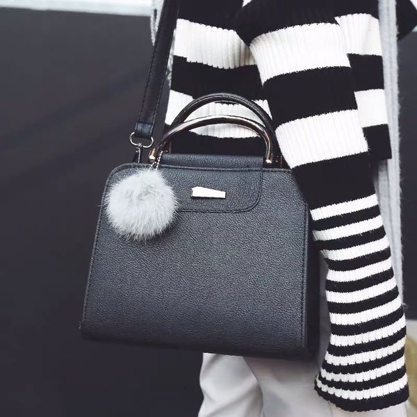 women handbags 2019 new fashion leather bags new rivet handbag ladies casual crossbody bag hairball ornaments totes
women handbags 2019 new fashion leather bags new rivet handbag ladies casual crossbody bag hairball ornaments totes