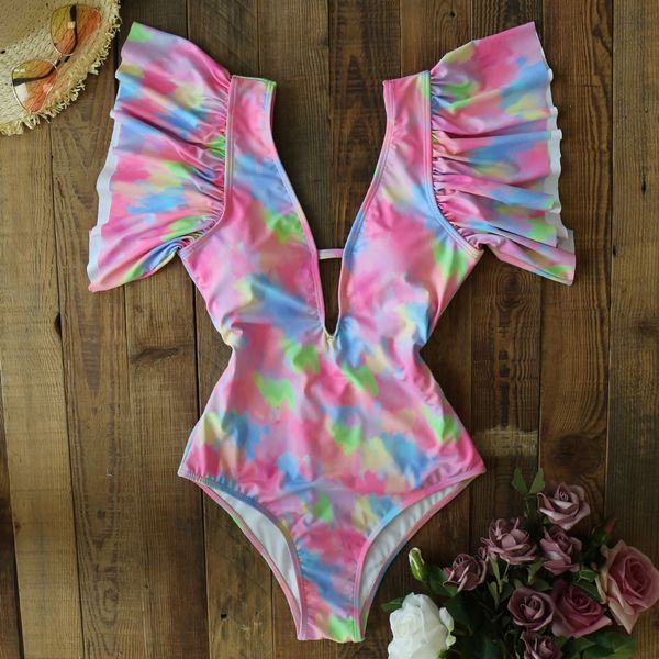 2020 ruffle one piece swimsuit new off the shoulder swimwear women polka dot deep-v bathing suits beach wear swim suit biquini, White;black
2020 ruffle one piece swimsuit new off the shoulder swimwear women polka dot deep-v bathing suits beach wear swim suit biquini, White;black