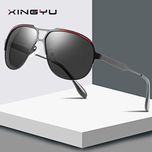 xingyu polarized men's sunglasses classic design men metal pilot sun glasses oval shades male songlasses goggle new for fishing, White;black
xingyu polarized men's sunglasses classic design men metal pilot sun glasses oval shades male songlasses goggle new for fishing, White;black