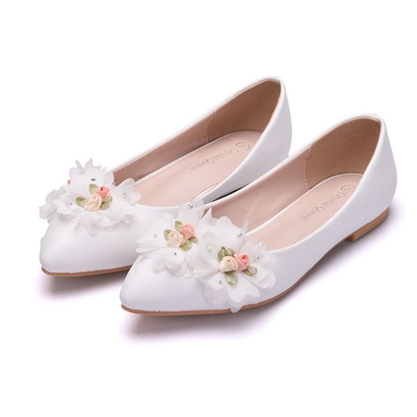 women's flat shoes women's casual shoes sports small white shallow flower flat, Black