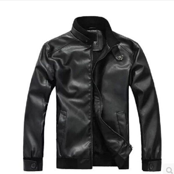mens fashion leather jackets stand collar coats male motorcycle leather jacket casual slim pu clothing coats, Black
mens fashion leather jackets stand collar coats male motorcycle leather jacket casual slim pu clothing coats, Black