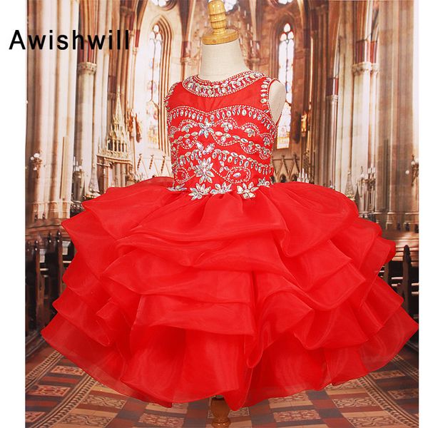real picture kids pageant dress red sleeveless lace-up beaded organza short communion dress flower girl dresses for weddings, Red;yellow
real picture kids pageant dress red sleeveless lace-up beaded organza short communion dress flower girl dresses for weddings, Red;yellow