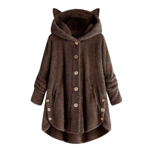 women's fur & faux women coats furry long female hooded fluffy coat jacket cozy jackets plus size 5xl, Black
women's fur & faux women coats furry long female hooded fluffy coat jacket cozy jackets plus size 5xl, Black