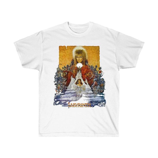 labyrinth (1986) tee david bowie film womens mens retro t shirt