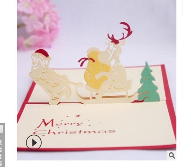 2020 3d three dimensional christmas card handmade three-dimensional paper carving hollowed out postcard festive party supplies 
2020 3d three dimensional christmas card handmade three-dimensional paper carving hollowed out postcard festive party supplies