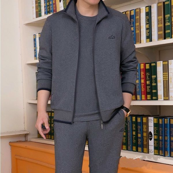 men's sportswear sets 2020 autumn casual tracksuit men 2 piece sweatshirt dad sweatpants set suit male survetement homme, Gray
men's sportswear sets 2020 autumn casual tracksuit men 2 piece sweatshirt dad sweatpants set suit male survetement homme, Gray
