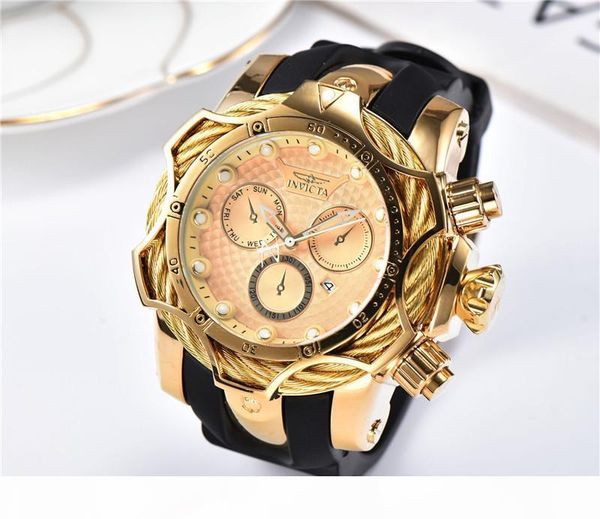 1e invicta deluxe gold watch male sports quartz watch timing automatic date rubber band male exquisite gift watch, Slivery;brown
1e invicta deluxe gold watch male sports quartz watch timing automatic date rubber band male exquisite gift watch, Slivery;brown