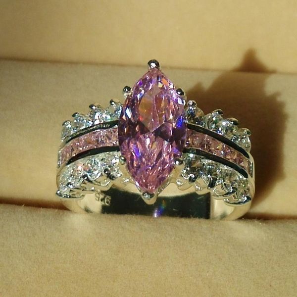 cluster rings victoria wieck marquise cut pink cz simulated stones 925 silver engagement wedding band women ring size 5-10 gift, Golden;silver
cluster rings victoria wieck marquise cut pink cz simulated stones 925 silver engagement wedding band women ring size 5-10 gift, Golden;silver