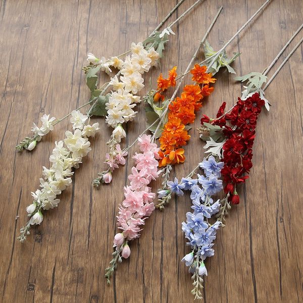 decorative flowers & wreaths 5pcs/lot artificial delphinium for home decor christmas wreath household products silk
decorative flowers & wreaths 5pcs/lot artificial delphinium for home decor christmas wreath household products silk
