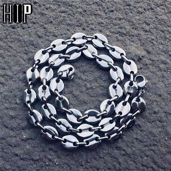 hip hop width 7mm 9mm 11mm stainless steel coffee beans link chain necklace chain for men jewelry, Silver
hip hop width 7mm 9mm 11mm stainless steel coffee beans link chain necklace chain for men jewelry, Silver