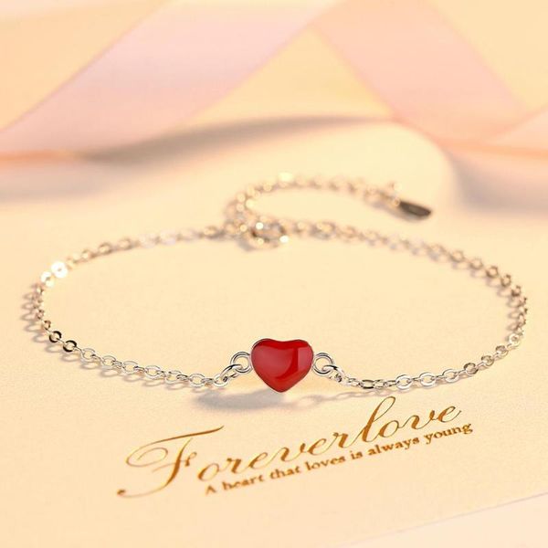 link, chain fashion luxury bijoux simple red drop oil heart unlimited charm bangles bracelets for women jewelry gifts, Black
link, chain fashion luxury bijoux simple red drop oil heart unlimited charm bangles bracelets for women jewelry gifts, Black