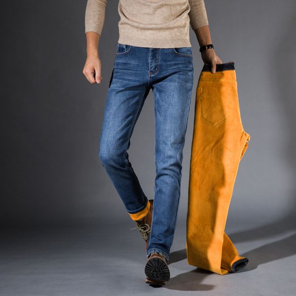 men's jeans 2021 winter thermal warm flannel stretch mens quality brand fleece pants straight flocking trousers denim jean,006, Blue
men's jeans 2021 winter thermal warm flannel stretch mens quality brand fleece pants straight flocking trousers denim jean,006, Blue