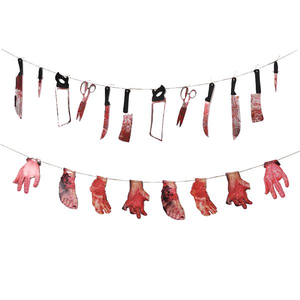 2pcs scary home decor festival garland halloween banner bloody hands and feet
2pcs scary home decor festival garland halloween banner bloody hands and feet