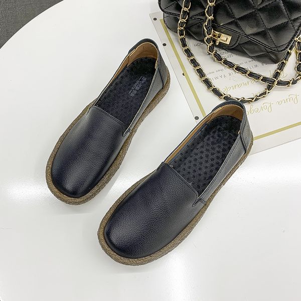seasons fashion european espadrilles women flat genuine leather loafers ladies slip on female casual flat shoes, Black
seasons fashion european espadrilles women flat genuine leather loafers ladies slip on female casual flat shoes, Black