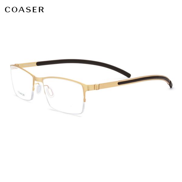 new germany stainless steel metal men glasses frame square eyeglasses myopia prescription optical eyewear spectacle, Black
new germany stainless steel metal men glasses frame square eyeglasses myopia prescription optical eyewear spectacle, Black
